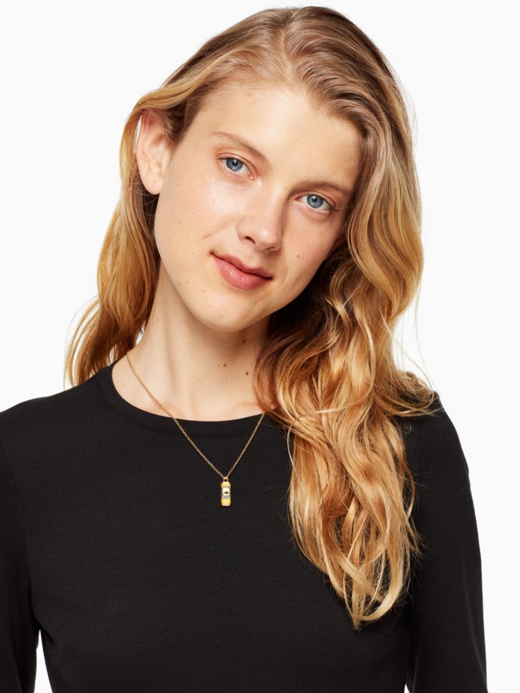 Kate Spade Outlet Ma Cherie Taxi Mini Pendant - Preorder