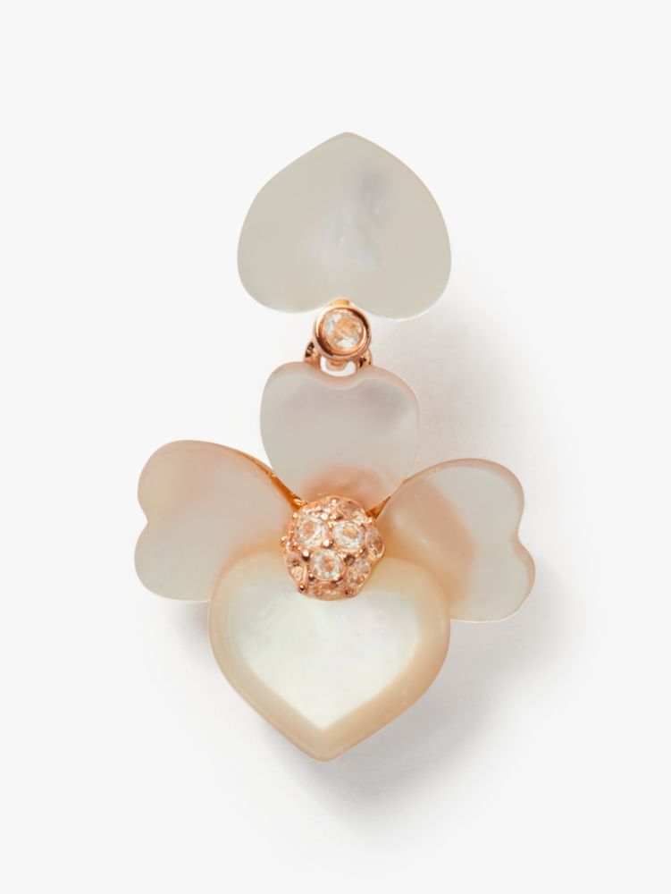 Kate Spade Outlet Precious Pansy Drop Earrings - Preorder
