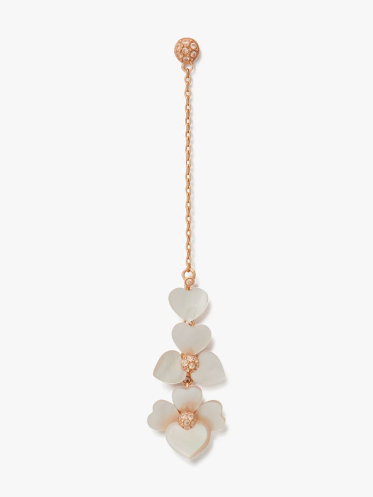 Kate Spade Outlet Precious Pansy Linear Earrings - Preorder