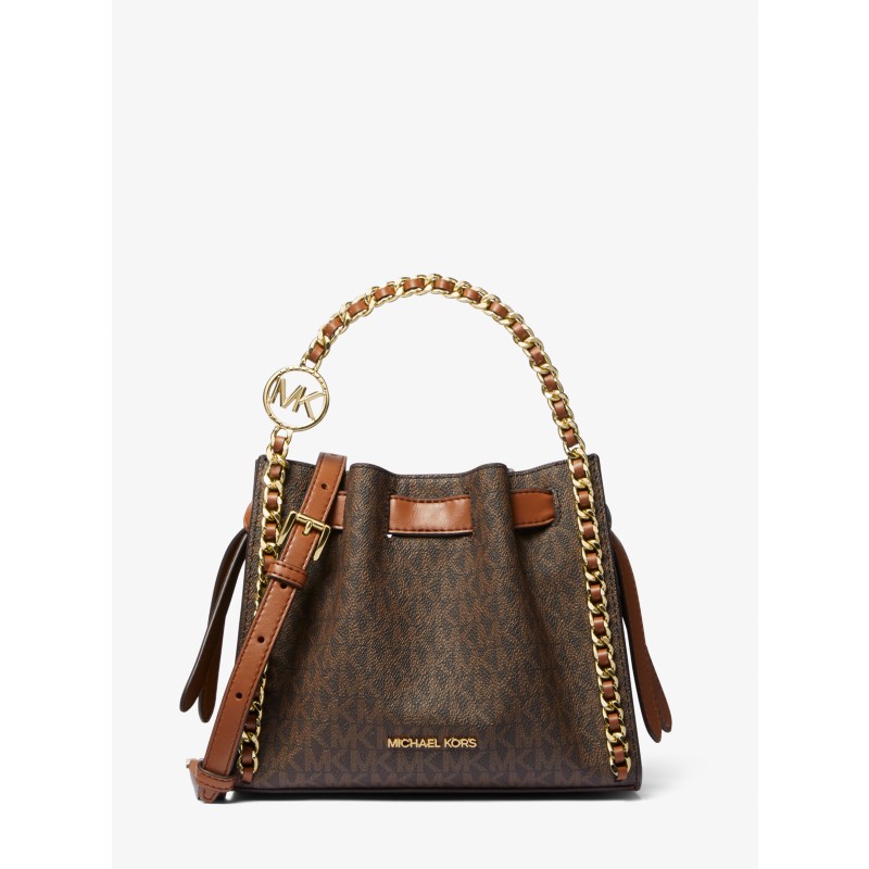 Michael Kors Mila Small Signature Logo Crossbody brown 35F5GIMC1B 2026