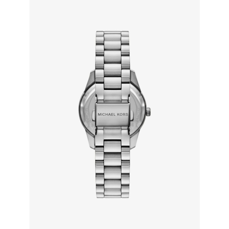 Michael Kors Mini Lexington MK4979 silver-tone pave 33mm watch