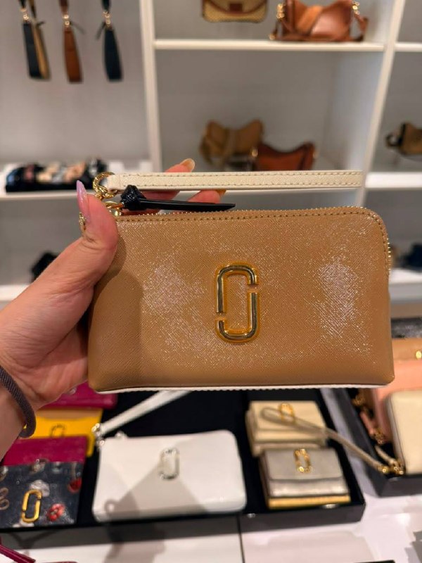Marc Jacobs The Snapshot Wristlet Camel Multi - Preorder