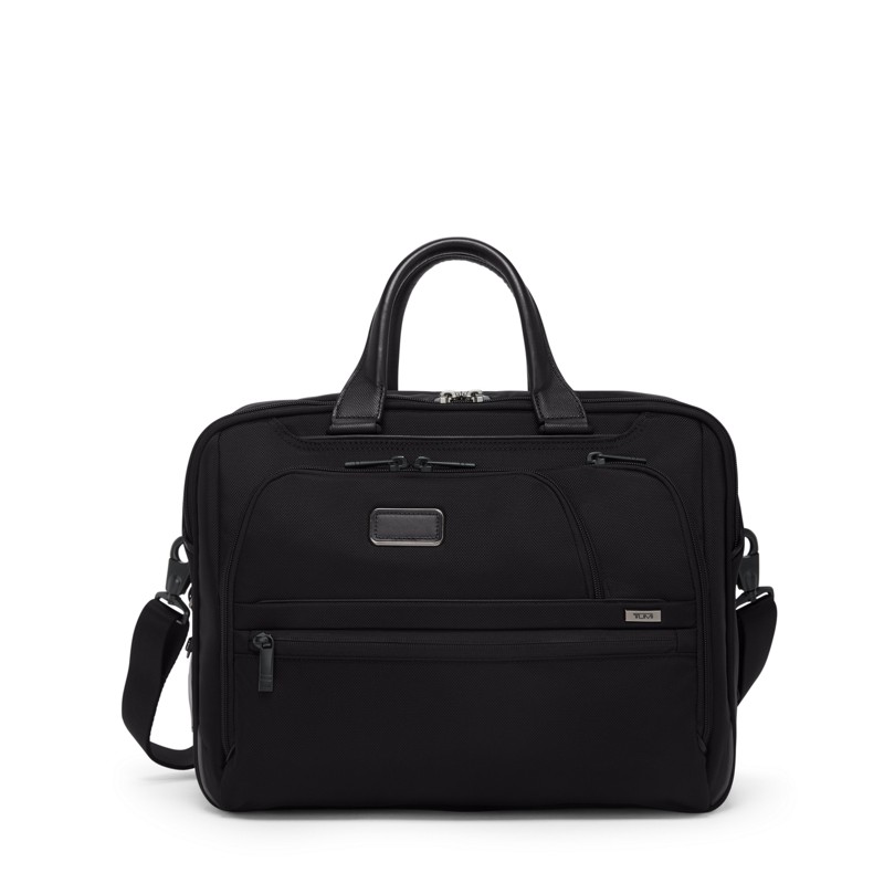 TUMI Alpha Medium 15 inch Expandable Backpack black specific bag 2026