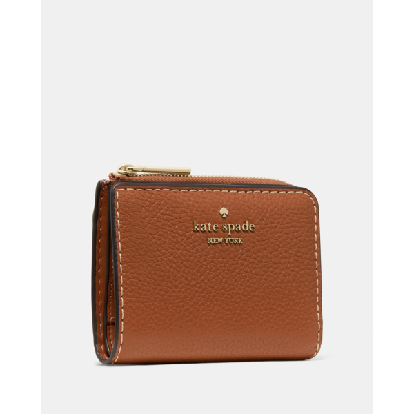 Kate Spade Small L-zip Wallet - Preorder — Warm Gingerbread