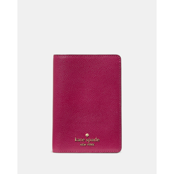 Kate Spade Passport Holder - Preorder — Dark Raspberry