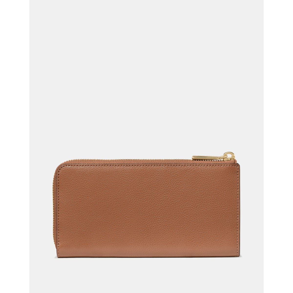 Kate Spade Large Slim L-zip Wallet - Preorder — Warm Gingerbread
