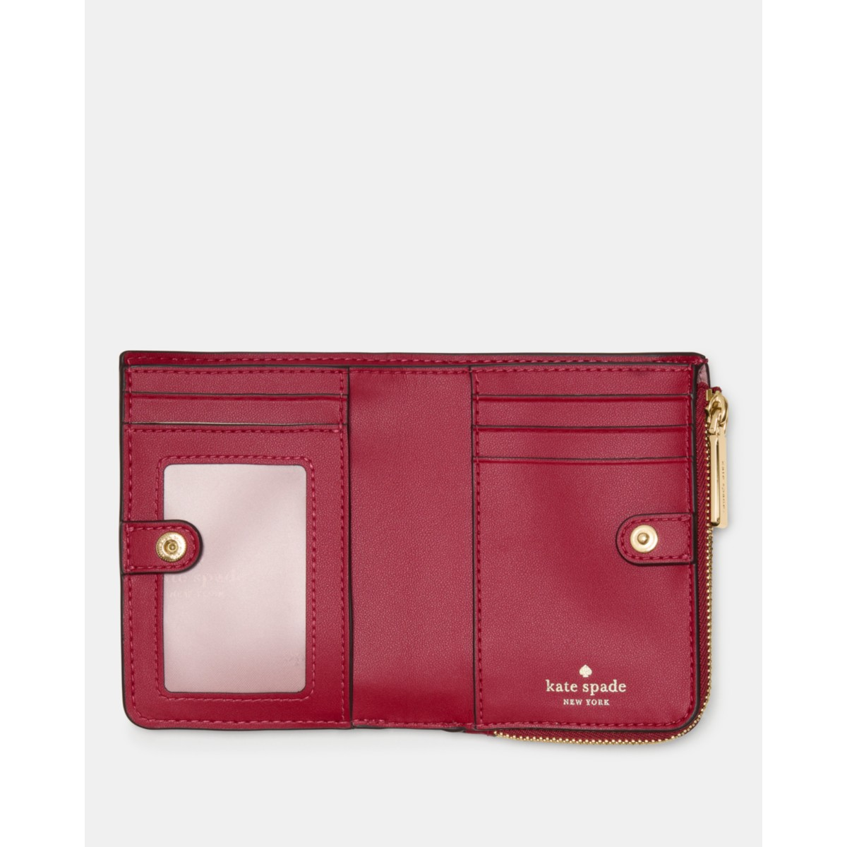 Kate Spade Small L-zip Wallet - Preorder — Red Jam