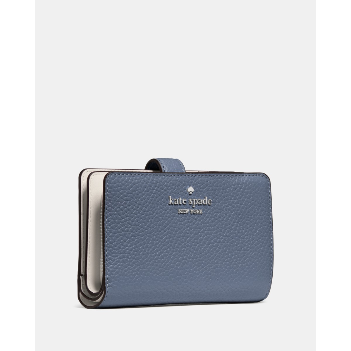 Kate Spade Medium Bifold Wallet - Preorder — Cinder Grey