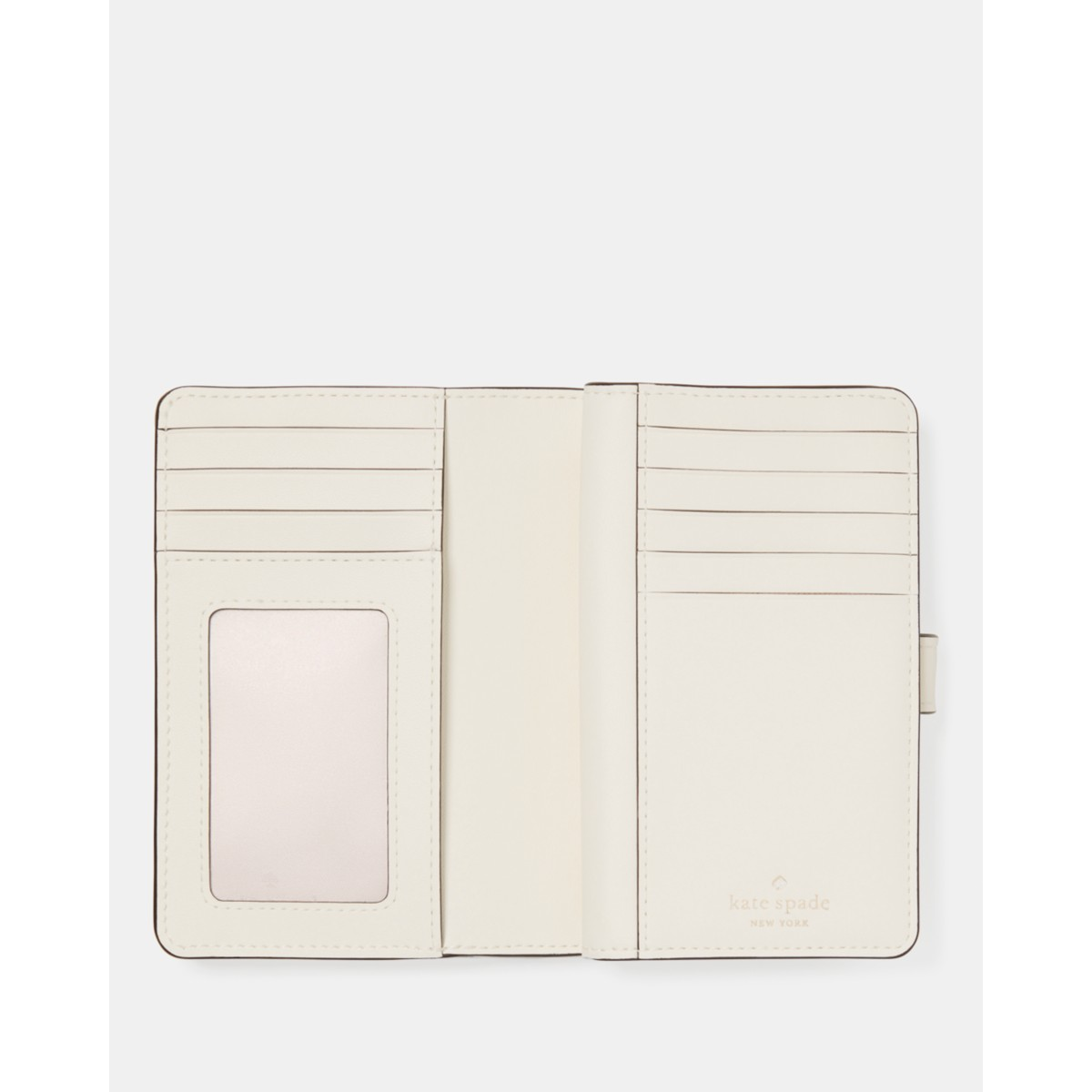 Kate Spade Charmed Medium Bifold Wallet - Preorder — Meringue Multi