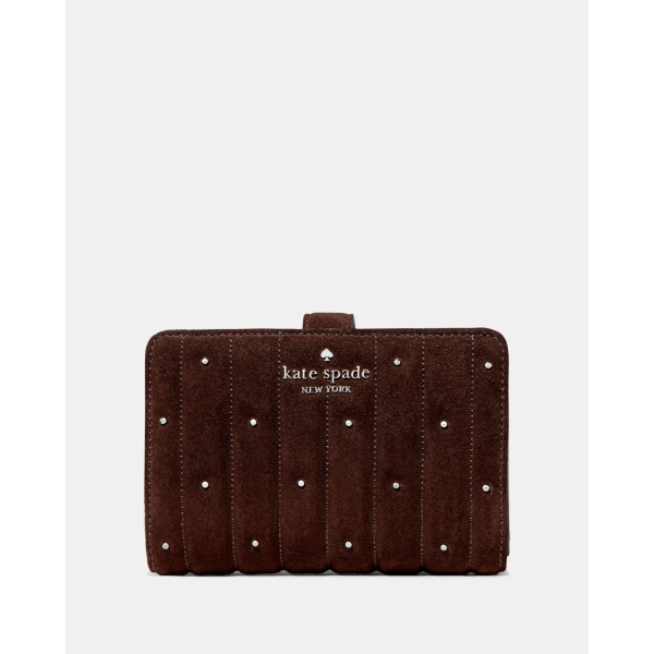 Kate Spade Quilted Suede Medium Bifold Wallet - Preorder — HOT FUDGE