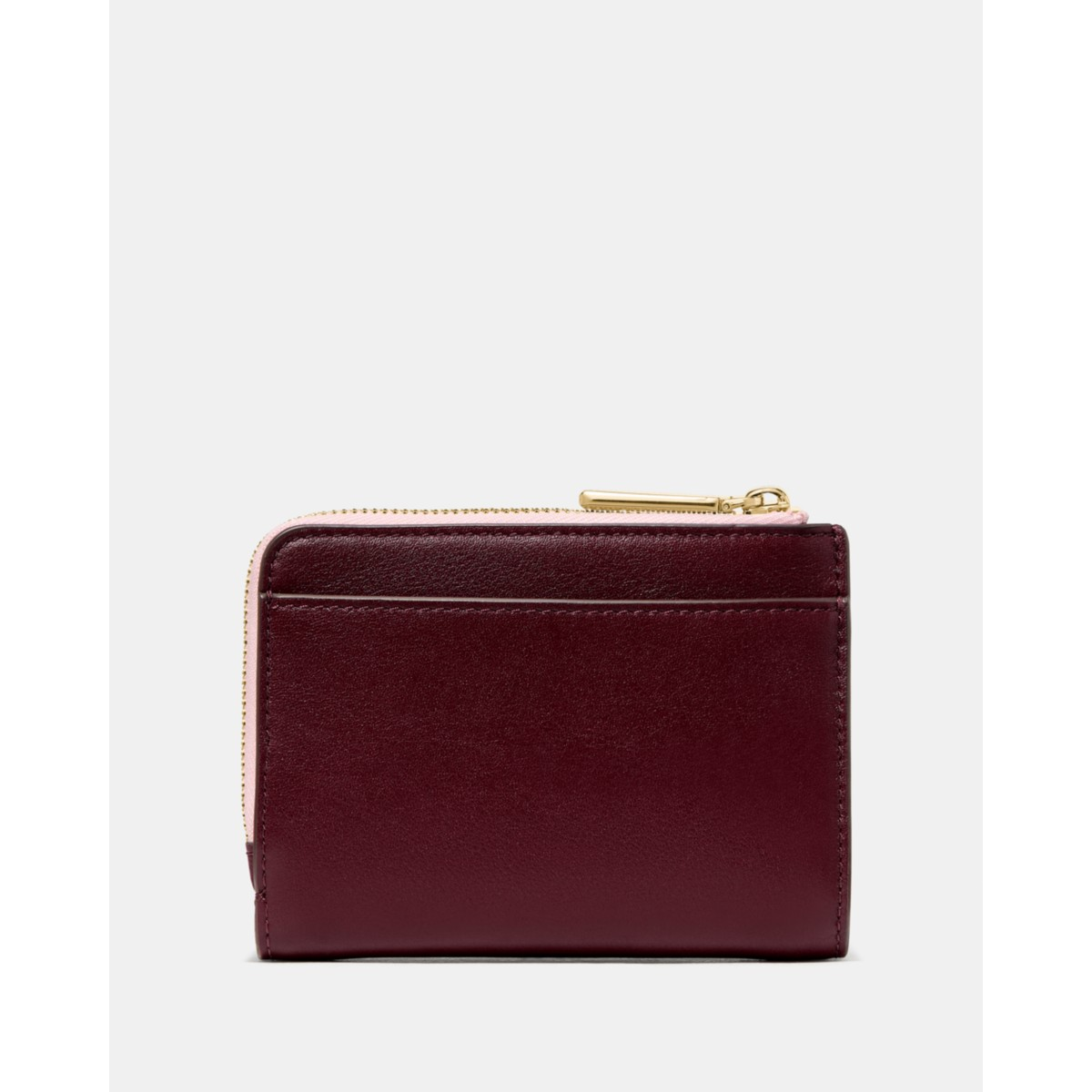 Kate Spade Floral Interior Small L-zip Wallet - Preorder — Grenache