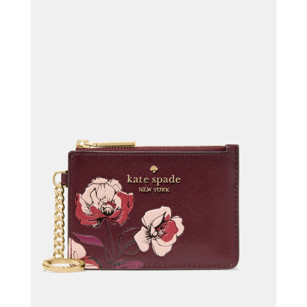 Kate Spade Floral Key Ring Card Holder - Preorder — Grenache