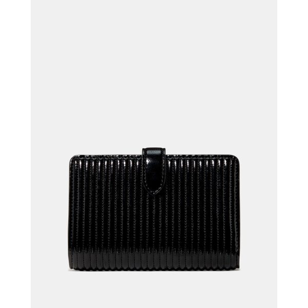 Kate Spade Shiny Quilted Medium Bifold Wallet - Preorder — Black