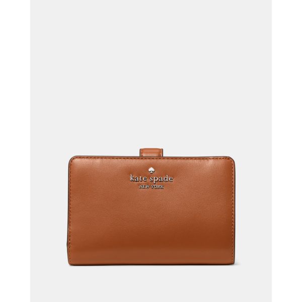 Kate Spade Medium Bifold Wallet - Preorder — Warm Gingerbread
