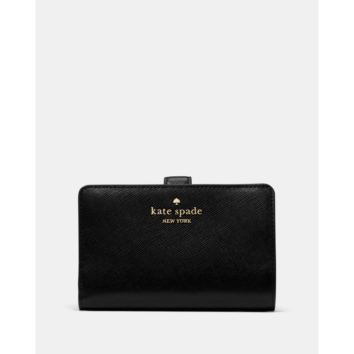 Kate Spade Medium Bifold Wallet - Preorder — Black