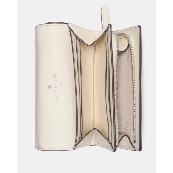 Kate Spade Studded Small L-zip Wallet - Preorder — Meringue
