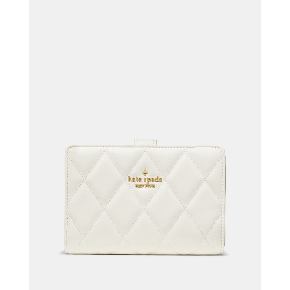 Kate Spade Quilted Medium Bifold Wallet - Preorder — Meringue