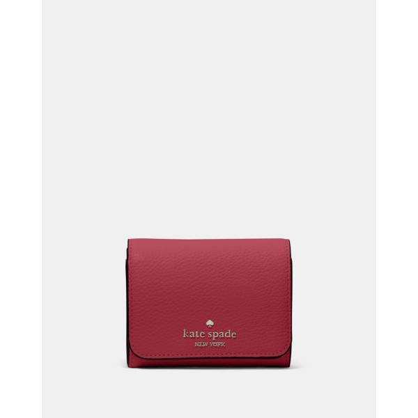 Kate Spade Small L-zip Flap Wallet - Preorder — Red Jam