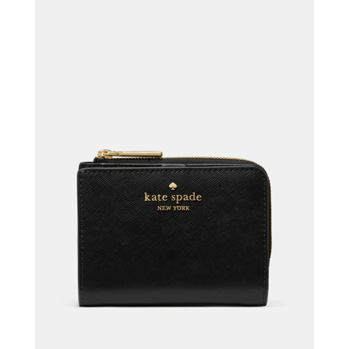 Kate Spade Small L-Zip Wallet - Preorder — Black
