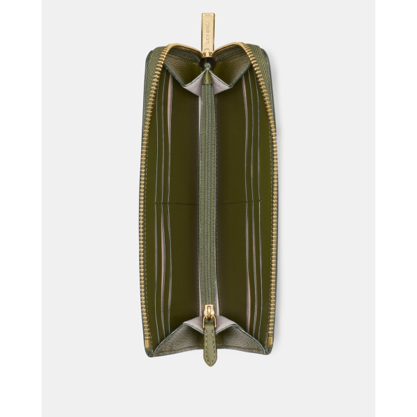 Kate Spade Large Slim L-zip Wallet - Preorder — Enchanted Green