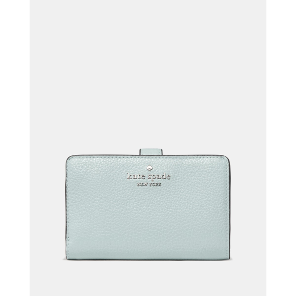 Kate Spade Medium Bifold Wallet - Preorder — Lake Mist
