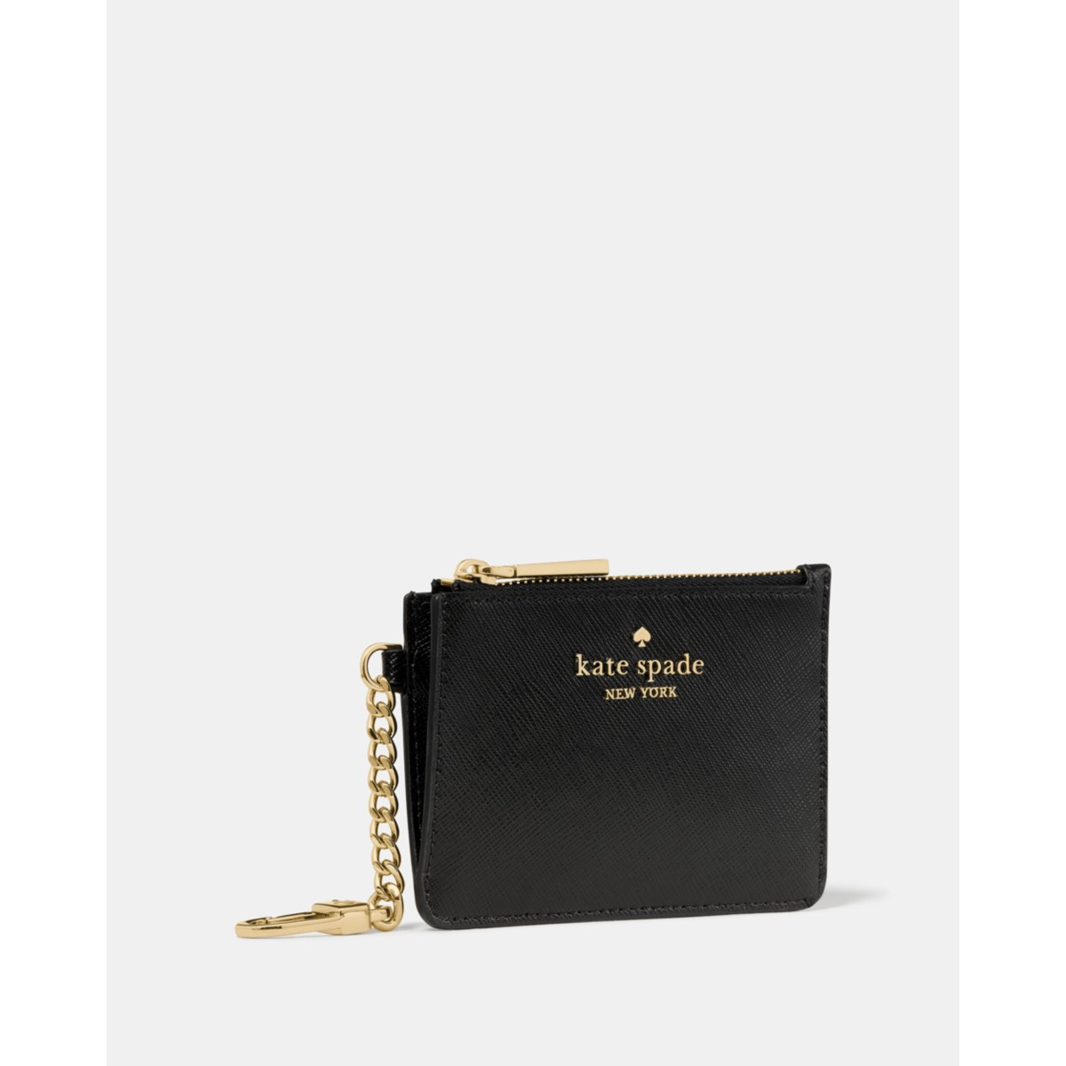 Kate Spade Key Ring Card Holder - Preorder — Black
