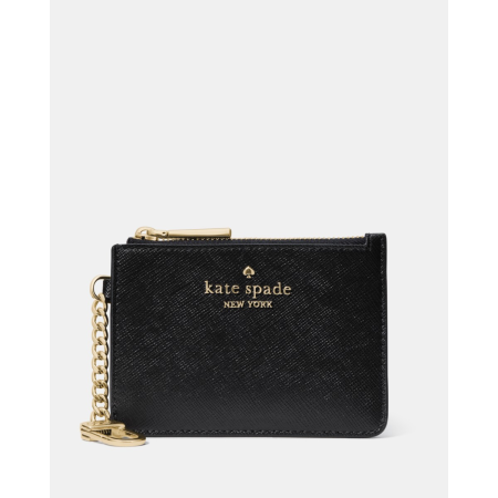 Kate Spade Key Ring Card Holder - Preorder — Black (001)