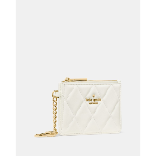 Kate Spade Quilted Key Ring Card Holder - Preorder — Meringue