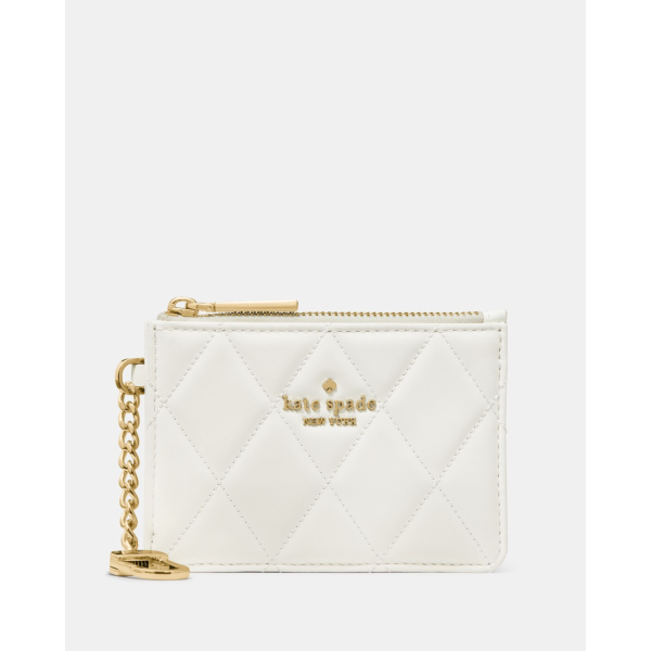 Kate Spade Quilted Key Ring Card Holder - Preorder — Meringue
