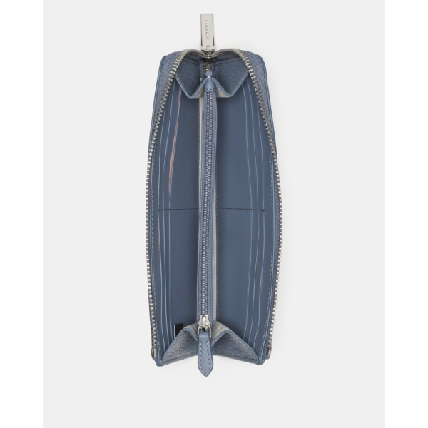 Kate Spade Large Slim L-zip Wallet - Preorder — Cinder Grey