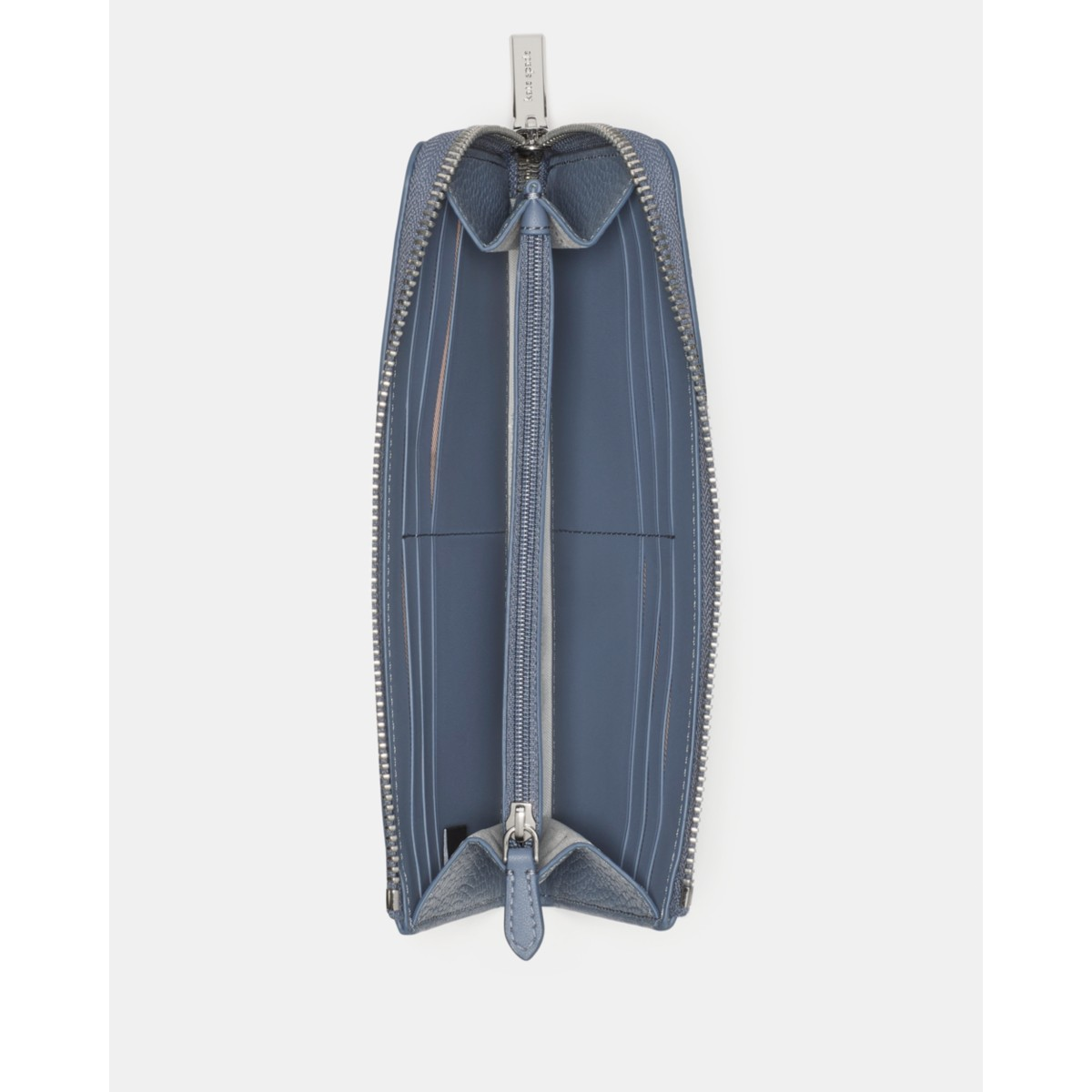 Kate Spade Large Slim L-zip Wallet - Preorder — Cinder Grey