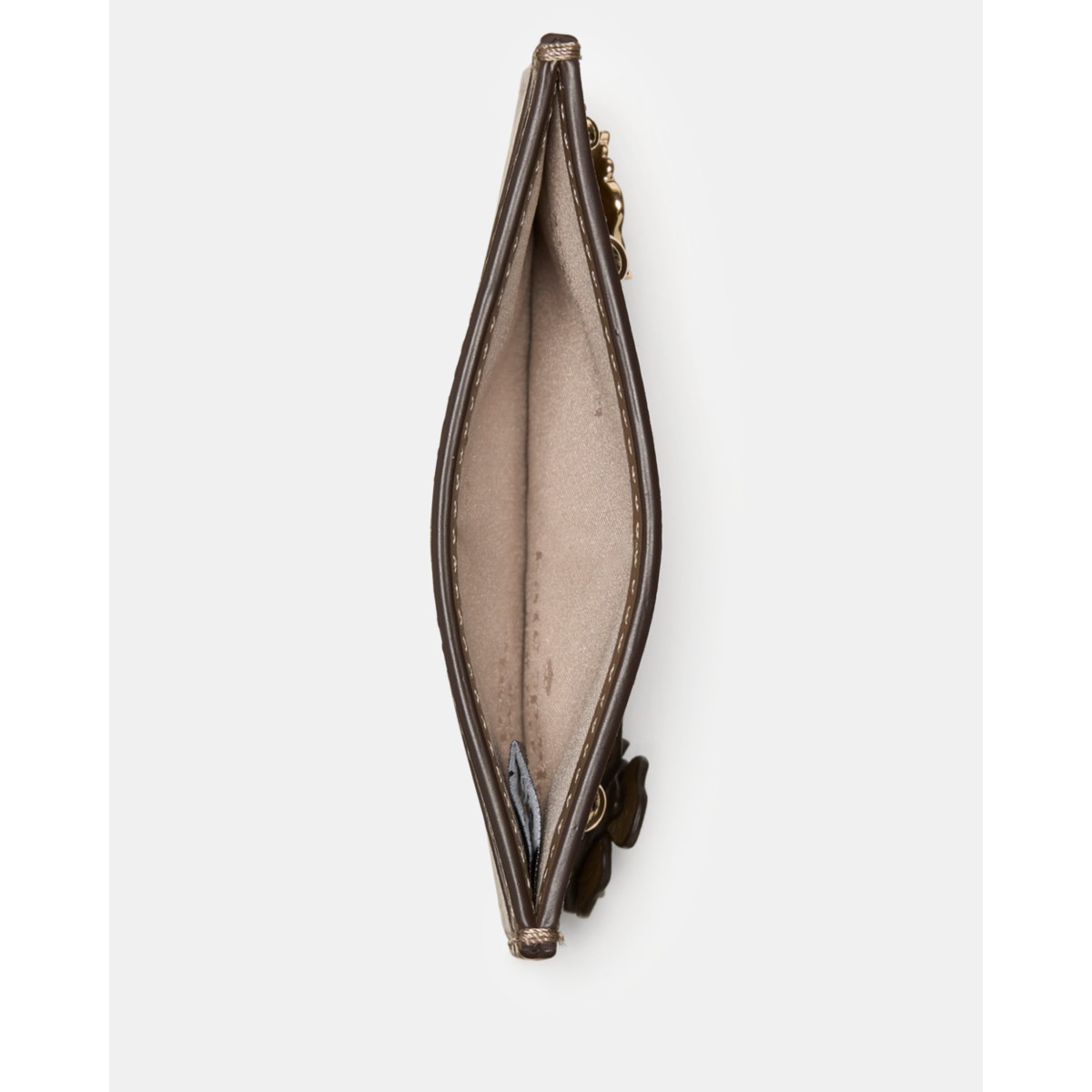 Kate Spade Smooth Embellishment Small Slim Card Holder - Preorder — Driftwood