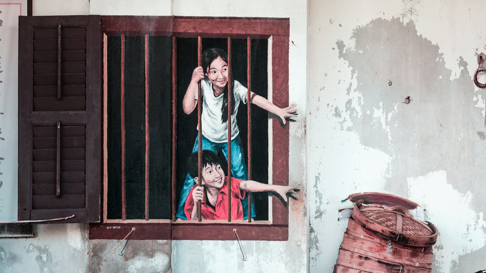 George Town street mural, Penang